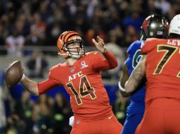 Andy Dalton fue mejor de los tres pasadores que saltaron al campo por la AFC. AFP / S. Greenwood