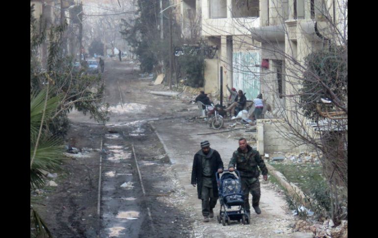 El suministro de agua desde el valle del Barada a Damasco llevaba cortado desde el pasado 23 de diciembre. AFP / STRINGER