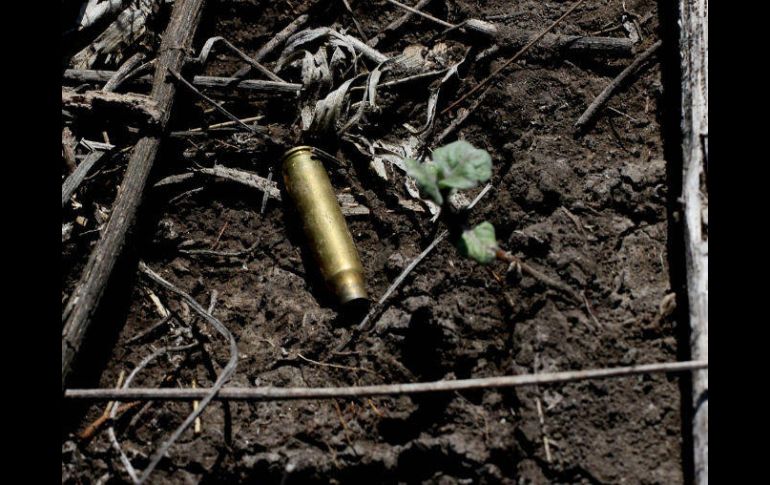Durante la revisión del sitio encontraron dos casquillos de bala, de calibre todavía no confirmado. AFP / ARCHIVO