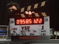 El director comparte una fotografía con la claqueta del primer día de filmación. TWITTER / @chrizmillr