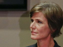 Sally Yates se negó a defender en los tribunales el veto a inmigrantes y refugiados impuesto por Trump. EFE / ARCHIVO