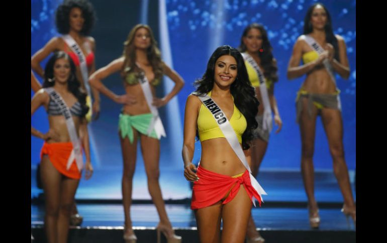 La protesta a la organización de Miss Universo es por el uso de imágenes del sitio arqueológico maya guatemalteco. AP / B. Marquez