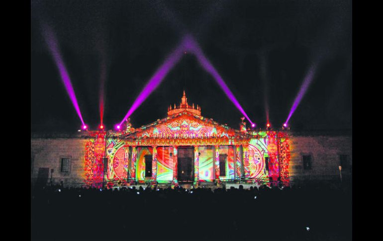El show se instalará desde la Catedral hasta el Instituto Cultural Cabañas con un costo de 22 millones de pesos. ESPECIAL /
