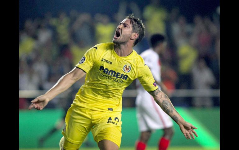 Pato, de 27 años, anotó seis goles en 24 partidos con Villarreal esta temporada. EFE / D. Castelló
