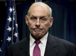 John Kelly busca disipar versiones de que no tuvo conocimiento previo a la decisión presidencial. AP / A. Hamik