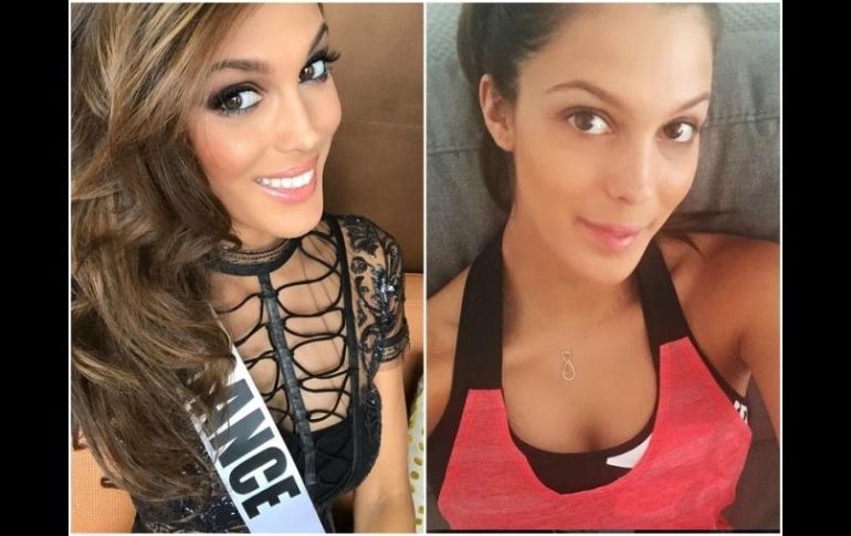 Hace casi un año Mittenaere compartió una fotografía en la que lució su rostro sin maquillaje. INSTAGRAM / irismittenaeremf