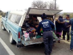 El accidente ocurrió la tarde de este martes en la carretera San Juan de los Lagos-Lagos de Moreno. ESPECIAL / Protección Civil Jalisco