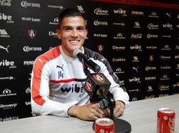 ''Quiero seguir trabajando para que no sea el único llamado a Selección'', platicó el futbolista este miércoles. EL INFORMADOR / J. Robles