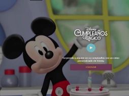 Mickey Mouse, El Capitán Topa y Princesita Sofía son algunos personajes que podrían desearte un feliz cumpleaños. ESPECIAL / cumplemagico.disneylatino.com