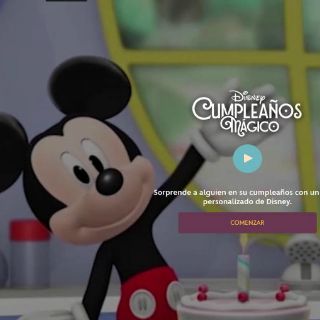 Disney lanza aplicación para felicitar a cumpleañeros