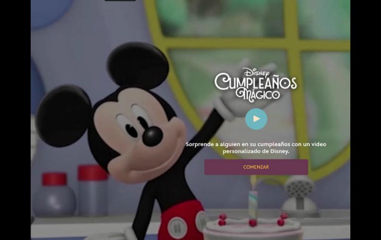 Mickey Mouse, El Capitán Topa y Princesita Sofía son algunos personajes que podrían desearte un feliz cumpleaños. ESPECIAL / cumplemagico.disneylatino.com