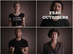 Cara Delevingne, Lizzy Caplan y Dulé Hill participaron en el video. ESPECIAL /