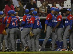 Cuba puso en marcha la Serie del Caribe de 2017 el miércoles con una victoria por 4-0 sobre República Dominicana. EFE / M. Guzman