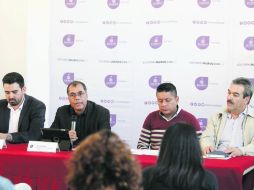Responsables. De izquierda a derecha Jorge Ortega, Paulo Mercado, Uriel Estévez y Rubén Romero. EL INFORMADOR / E. Barrera