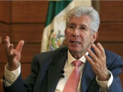 De acuerdo con Gerardo Ruiz Esparza, 'la construcción del NAICM avanza conforme a lo planeado'. SUN / ARCHIVO