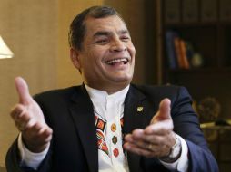 Rafael Correa añadió que a AL le falta un 'discurso más contundente y Europa nos está dando ejemplo de esto'. AP / ARCHIVO