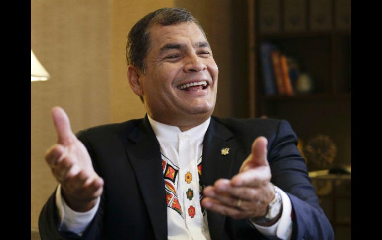Rafael Correa añadió que a AL le falta un 'discurso más contundente y Europa nos está dando ejemplo de esto'. AP / ARCHIVO