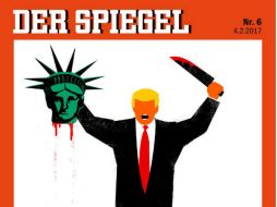 Según una nota de El País, cientos de ilustradores dieron un tuit de apoyo a inmigrantes y refugiados afectados por Trump. TWITTER / @DerSPIEGEL