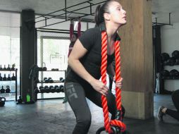 Acondicionamiento. La tapatía Alexa Grasso se prepara para el combate de hoy. EL INFORMADOR / P. Franco