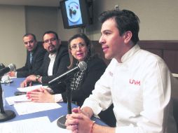 El chef Thierry blouet durante el anuncio de la convocatoria a los cocineros. EL INFORMADOR / M. Vargas