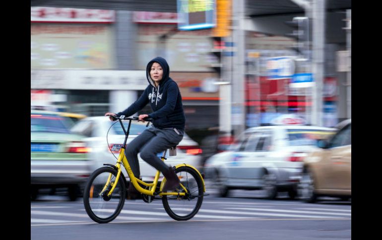 El concepto hace revivir la bicicleta, antaño símbolo de pobreza en el país. AFP / J. Eisele