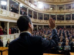 El Presidente alertó que los sentimientos de frustración, temor e incertidumbre se han extendido. EFE / Presidencia