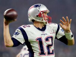 Tom Brady, mariscal de campo de los Patriotas de Nueva Inglaterra. AFP / T. Pennington