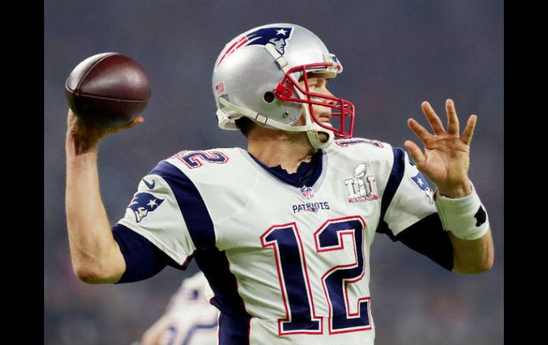 Tom Brady, mariscal de campo de los Patriotas de Nueva Inglaterra. AFP / T. Pennington