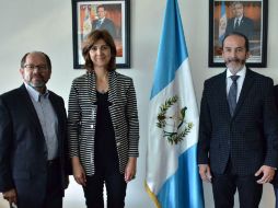 La agenda oficial de la canciller empezará con una reunión privada con el presidente guatemalteco, Jimmy Morales. EFE / Ministerio de Relaciones Exteriores