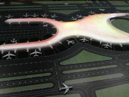 Maqueta del Nuevo Aeropuerto de la Ciudad de México. NTX / ARCHIVO