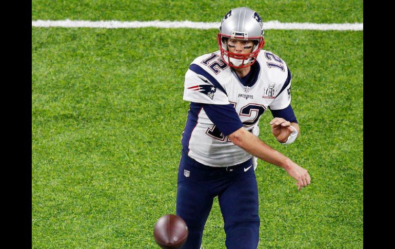 Según el comunicado, la camiseta de Brady fue robada de los vestidores de los Patriotas en el NRG Stadium. AFP / ARCHIVO