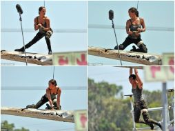 Las imágenes muestran la capacidad física de Vikander en el papel de Lara Croft. ESPECIAL / atomix.vg