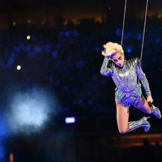 Lady Gaga no saltó desde el techo del estadio