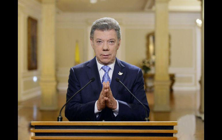 El mandatario colombiano manifiesta que no debe haber dudas de que los acuerdos de paz se van a cumplir. NTX / ARCHIVO