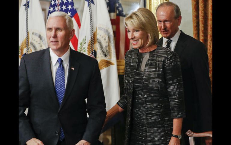 DeVos pertenece a una de las familias más ricas de Estados Unidos, con una fortuna conjunta estimada en más de 5.1 mil MDD. AP / P. Monsivais