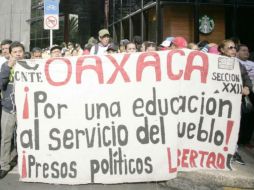 Mediante oficio, la CNTE pide hacer caso omiso sobre las normas correspondientes a la reforma educativa. SUN / ARCHIVO