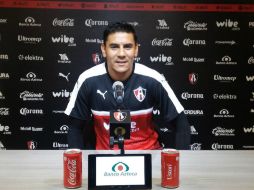 ''Nada se gana en papeles, ni decir que llevo 12 partidos sin perder en casa vamos a ganar, hay que jugarlo'', dijo el portero. TWITTER / @atlasfc