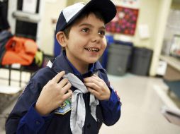 Joe Maldonado, que nació niña hace 9 años, se incorporó al grupo de exploradores tras la decisión de la organización. AP / A. Newman