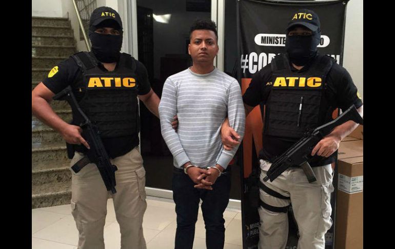 Óscar Aroldo Torres Velásquez, de 22 años, fue detenido por autoridades por estar implicado en el caso Berta Cáceres. AFP / HO