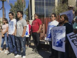 Más de 200 personas participaron en manifestaciones en apoyo García; arrestaron a siete personas. AP / S. Fluty