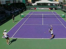 Las tenistas mexicanas no pudieron contra sus similares de Chile en el Club Deportivo La Asunción, en Metepec, Estado de México. TWITTER / @LatinoTenis