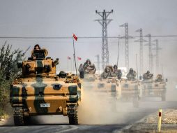 El accidente ocurrió durante una operación conjunta para la liberación de Al Bab. AFP / B. Kilic