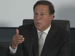 El presidente Juan Carlos Varela negó haber recibido donativos de Odebrecht. EFE / A. Wong