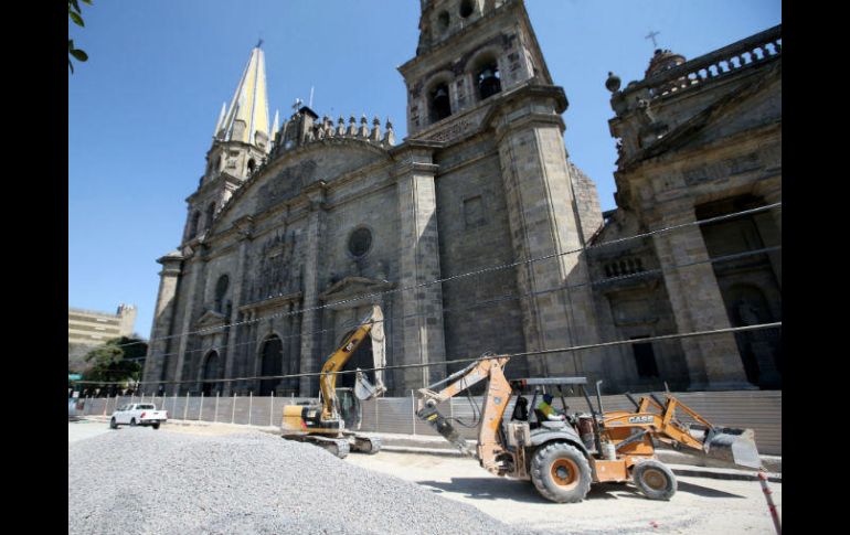 Se instaló equipo alrededor de la Catedral para detectar cualquier variación en el subsuelo que implique algún riesgo para el inmueble. EL INFORMADOR / ARCHIVO