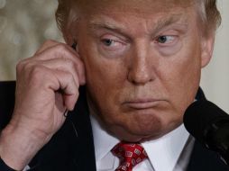 Trump acusó el jueves al panel de tres jueces de tomar una ''decisión política''. AP / E. Vucci