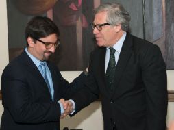 El líder de la OEA exhortó al gobierno de Maduro a garantizarle un regreso seguro a Guevara. EFE / J. Herrera