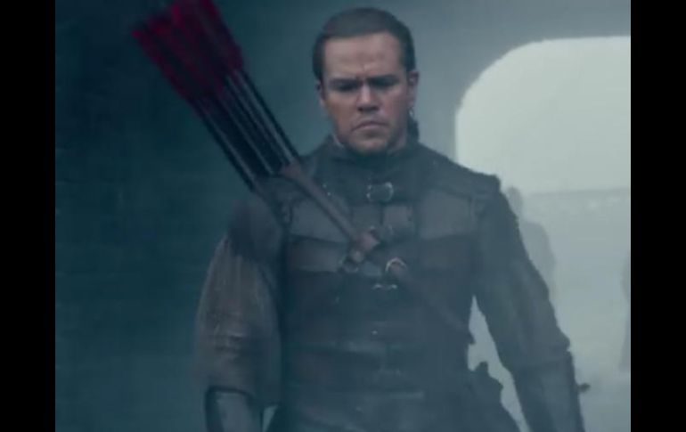 'La gran muralla' es protagonizada por Matt Damon. YOUTUBE / universalpicturesmx