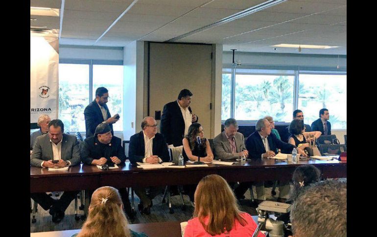 Ramírez expresó que los gobernantes se preparan para recibir a los migrantes; hablarán con sus homólogos republicanos y demócratas. TWITTER /  ‏@gracoramirez