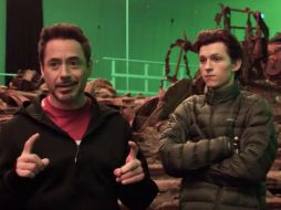 En el clip aparecen Robert Downey Jr, que interpreta a Iron Man, junto con Tom Holland, quien da vida a Spider Man. YOUTUBE /  Marvel Entertainment