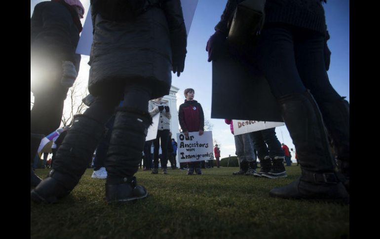 Siguen las protestas en Estados Unidos en favor de los inmigrantes. AP / A. Rivera